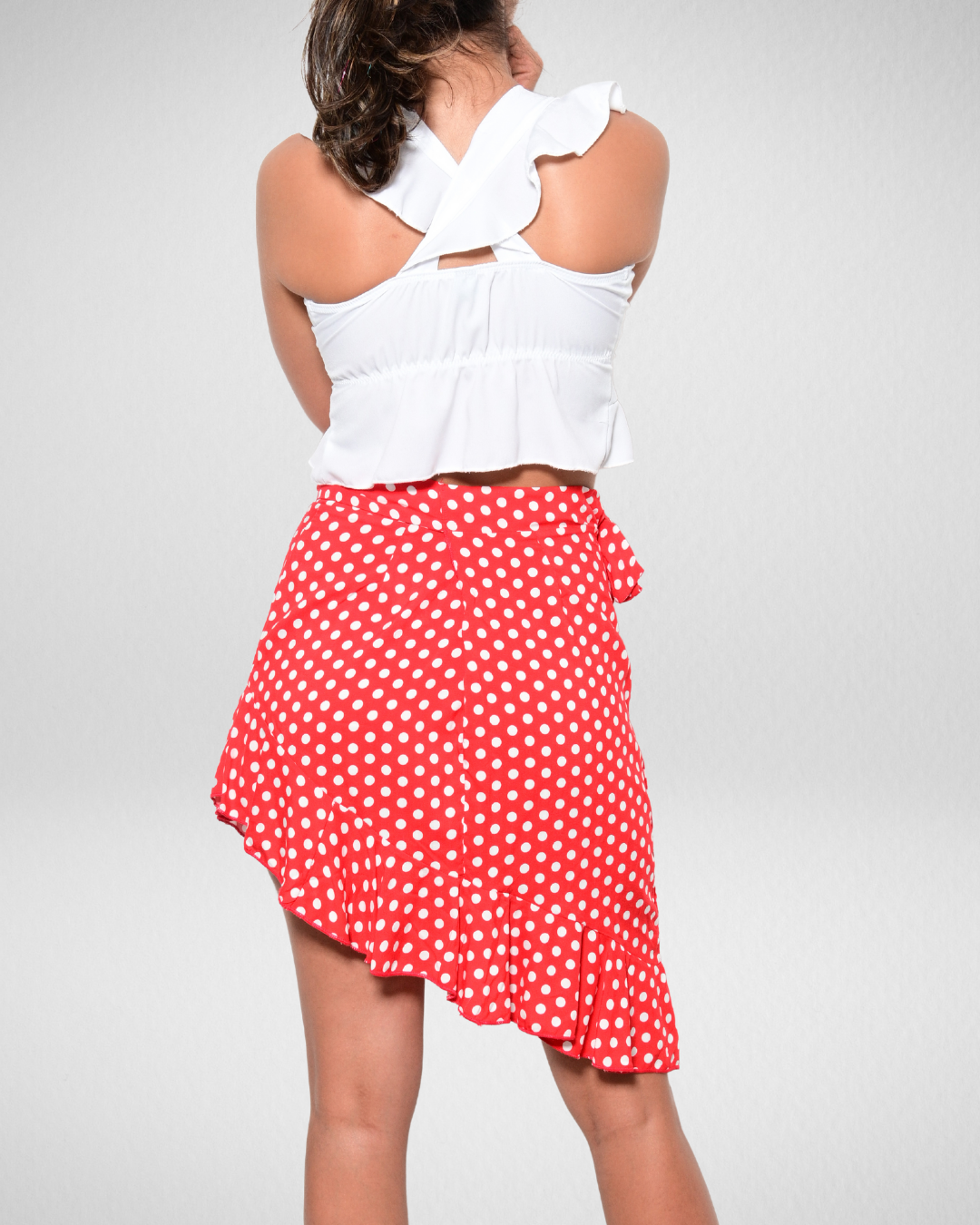 Ruffle Butterflies Crop-top