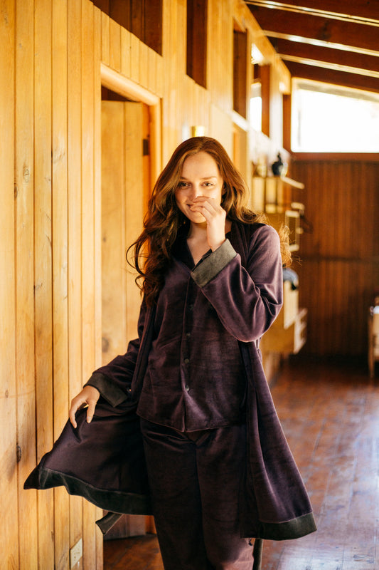 Aurora Sleepwear- Bata Morada