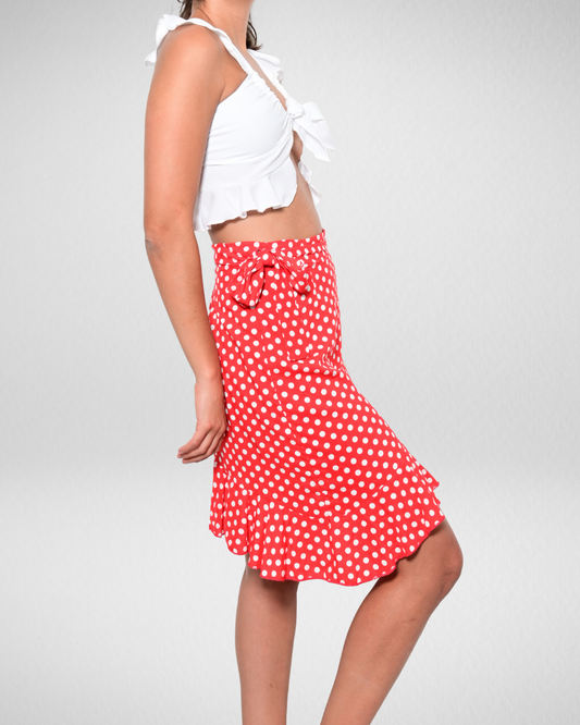 Red Garden Skirt