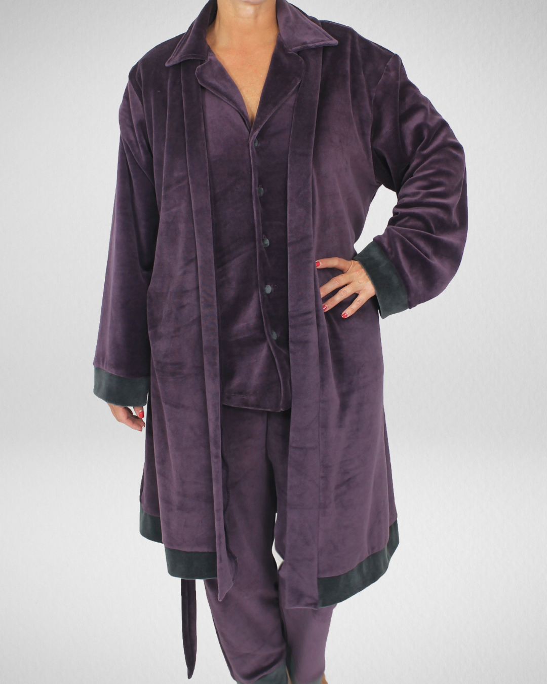 Aurora Sleepwear- Bata Morada