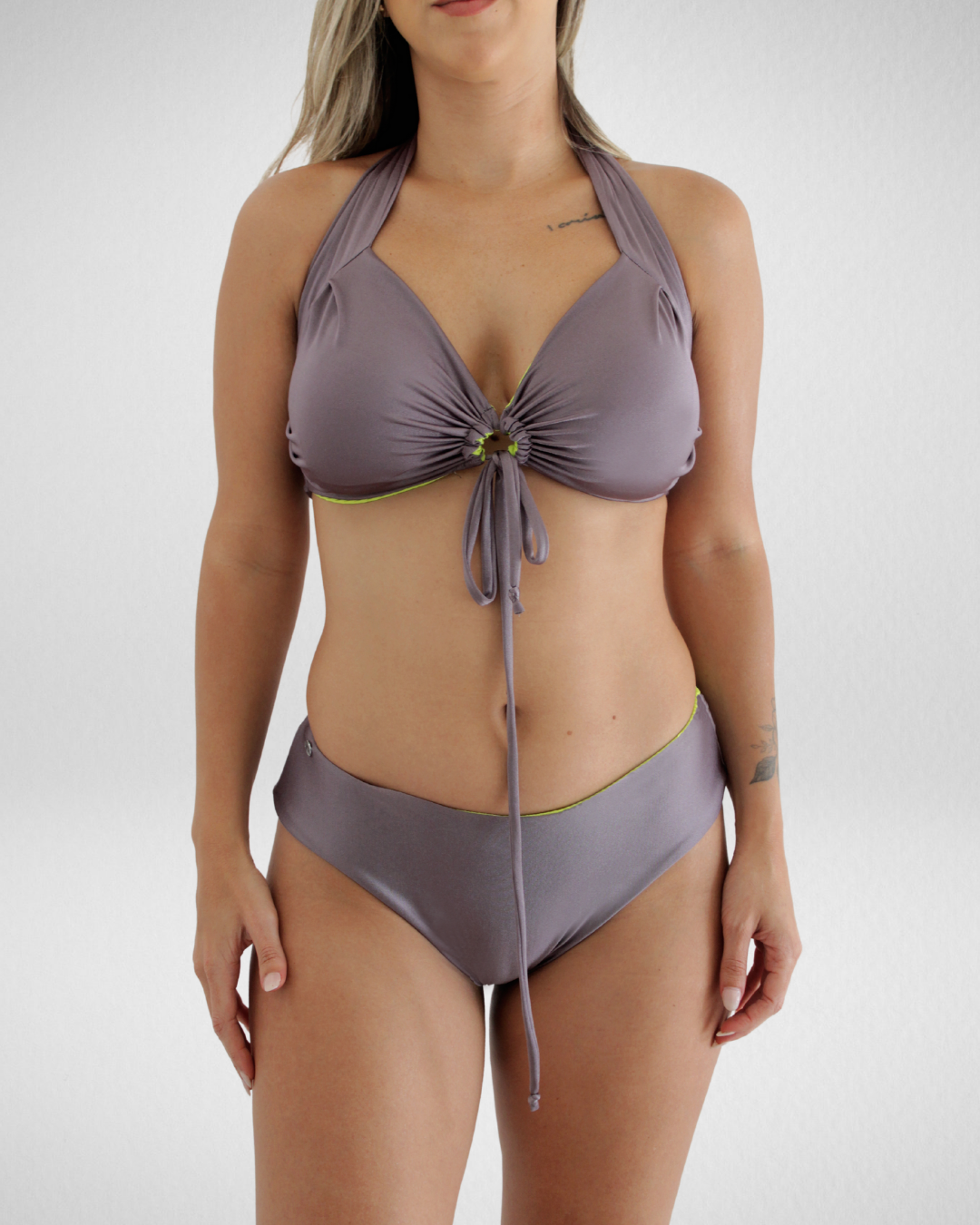 Las Olas Reversible Bikini - Lime Set