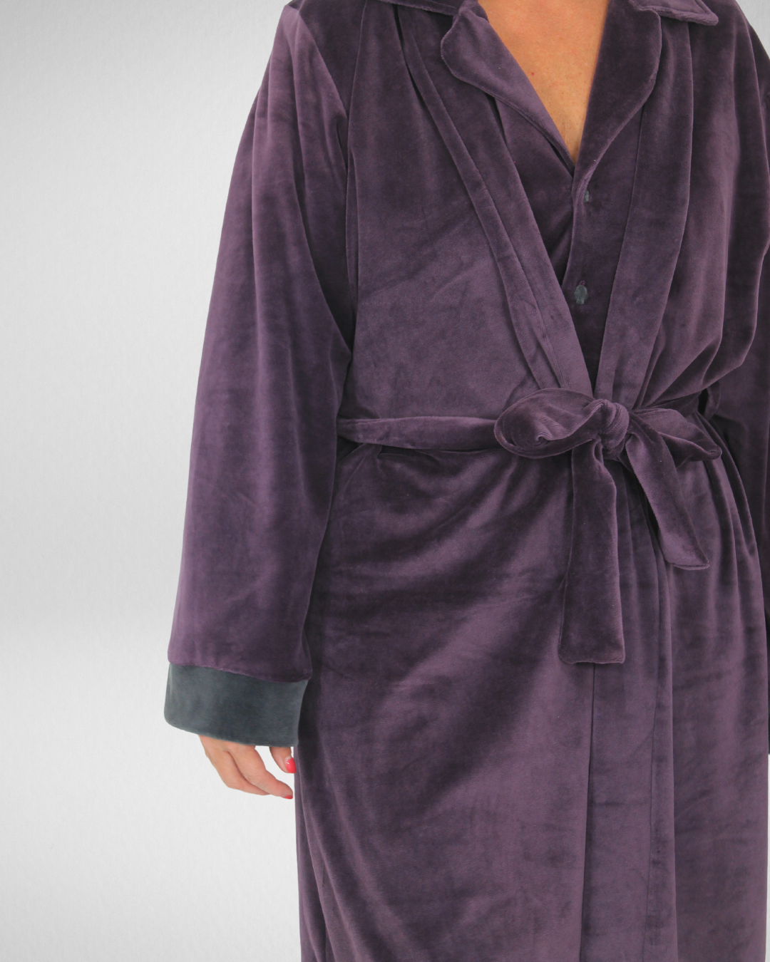 Aurora Sleepwear- Bata Morada