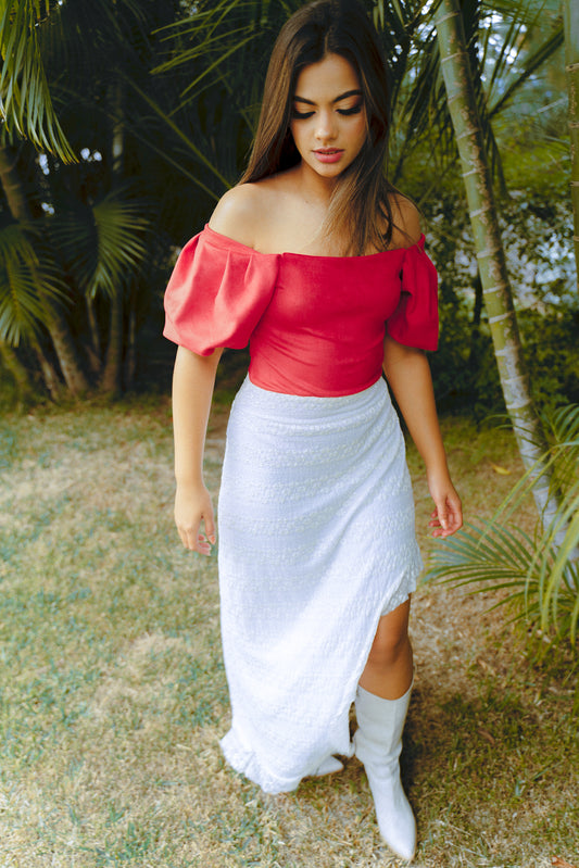 Camila - White Skirt